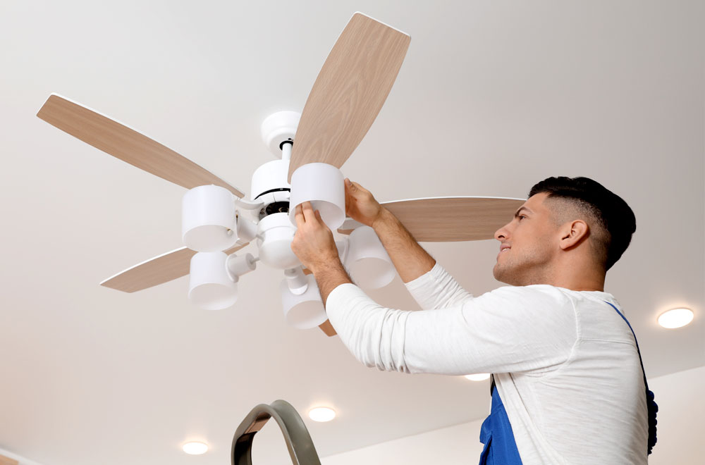 Ceiling Fan Installation Repair, How To Install A New Ceiling Fan